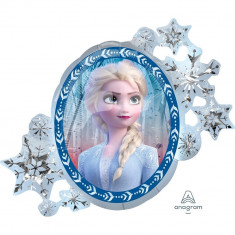 Balon folie figurina Anna si Elsa Frozen 2 - 66x76cm, Amscan 40388 foto