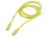 Cablul de rețea U/UTP 6 litat CCA PVC galben 2m 26AWG, Lanberg