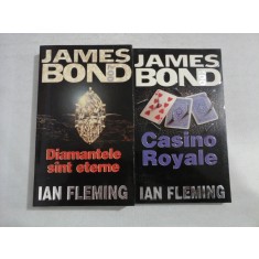 DIAMANTELE SINT ETERNE; CASINO ROYALE - 2 VOL IAN FLEMING, JAMES BOND