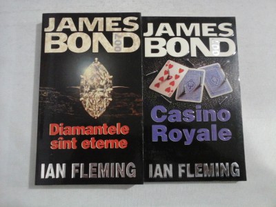 DIAMANTELE SINT ETERNE; CASINO ROYALE - 2 VOL IAN FLEMING, JAMES BOND foto