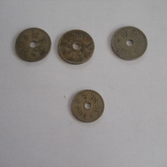 4 MONEDE-5 BANI 1905,10 BANI 1905-1 buc si 1906 -2 buc -circulate,necuratate!