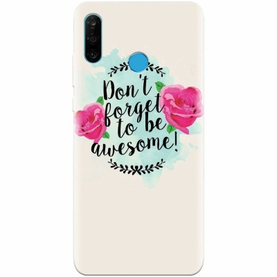 Husa silicon pentru Huawei P30 Lite, Dont Forget foto