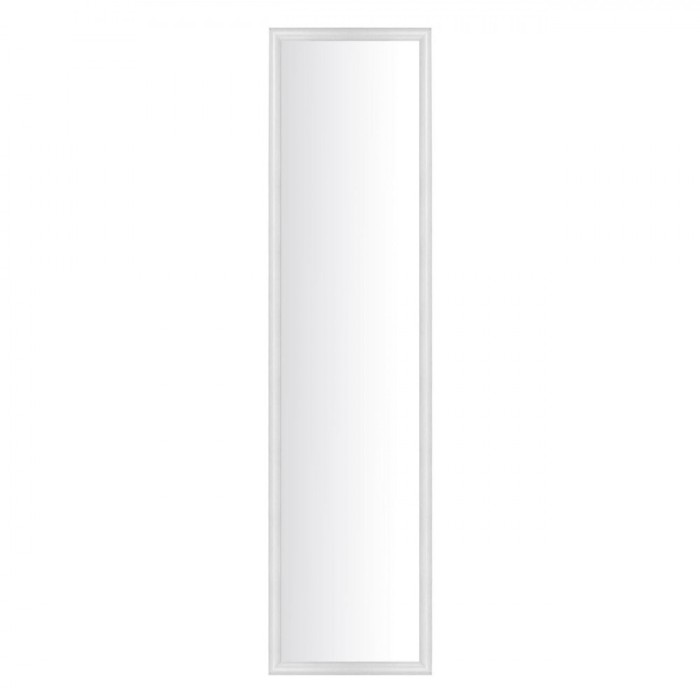 Oglindă Perete, Model 34x124cm, Cadru Lemn, Culoare Albă