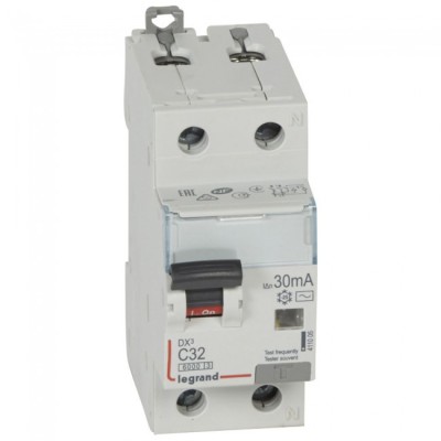 Siguranta Diferential 32A 1P+N 30mA C 6kA Legrand DX3 411005 foto