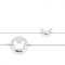 Mariposa - Set bratari personalizat banut si fluturas cu nume din argint 925