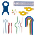 Set crosetat 58 piese Maaleo cu etui si accesorii complete
