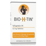 Supliment Alimentar, Bio-H-Tin, cu Biotina 2.5mg, pentru Intarirea Parului si Unghiilor, 28 tablete