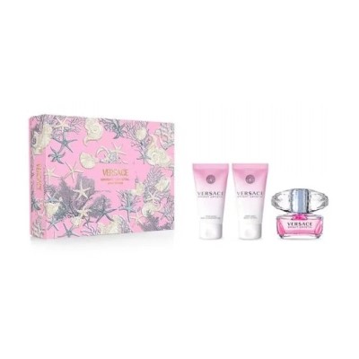 Versace Bright Crystal Set cadou pentru femei 50 ml EDT + 50 ml loțiune de corp + 50 ml gel de duș foto