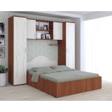 Dormitor Tineret Mdf Cires+Mesteacan