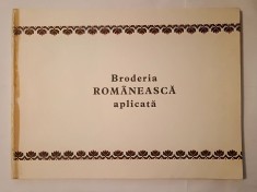Elena Stănescu-Bătr&icirc;nescu - Broderia rom&acirc;nească aplicată (lipsă coperți, vezi descriere)