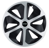 Cumpara ieftin Set 4 capace roti Roco Gri-Negru R17 pentru gama auto Smart, Autohelix MSA
