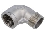Cot 90&deg; &icirc;mbinare tată-mamă G 3/4 GEBO 6092-034, presiune max 10,5 bar