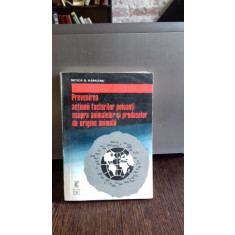 PREVENIREA ACTIUNII FACTORILOR POLUANTI ASUPRA ANIMALELOR SI PRODUSELOR DE ORIGINE ANIMALA - MITICA D. RAPEANU