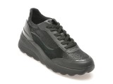 Pantofi GEOX negri, D45WAA, din piele naturala