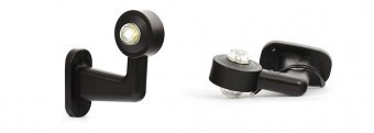 Lampa LED gabarit cu brat cot la 90 grade dreapta /stanga 1 led foto