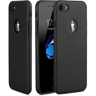 Husa pentru Apple iPhone 8, GloMax Perfect Fit negru mat foto