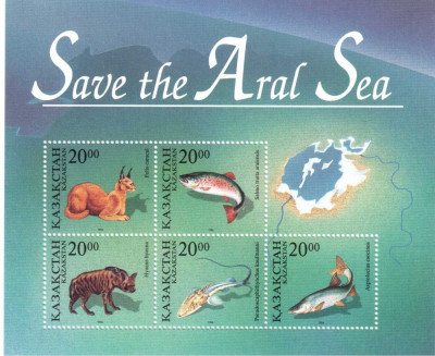 KAZAHSTAN 1996, Fauna, serie neuzata, MNH foto