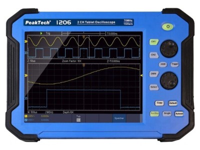 Osciloscop Manual LCD 70MHz 8 Canale 1Gsps foto
