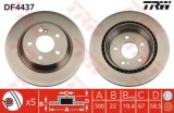 Disc frana MERCEDES S-CLASS Cupe (C215) (1999 - 2006) TRW DF4437