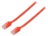 Cablu Retea Goobay UTP Cat6, Patch Cord, Roșu, 3m, Ecranat: Nu, Conectori: RJ45