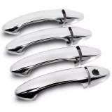 Set de 4 ornamente manere usi cromate pentru Ford B-Max 2012-2017, Fiesta VI 2008-2017, Transit Tourneo Courier din 2014, Ecosport 2012-2017