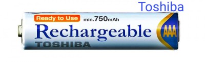 Acumulator AAA, 750 mAh, Ni-Mh - Toshiba foto