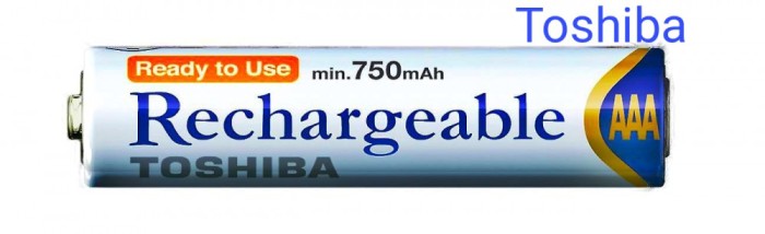 Acumulator AAA, 750 mAh, Ni-Mh - Toshiba