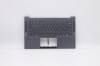 Carcasa superioara cu tastatura palmrest Laptop, Lenovo, Yoga Slim 7-14ARE05 Type 82A2, 82A5, 5CB0Z32103, 4BLS2TALV80 3A, iluminata, gri layout US