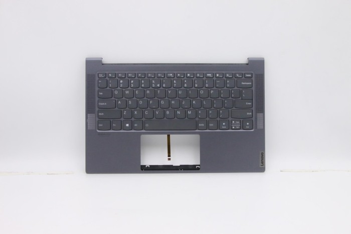 Carcasa superioara cu tastatura palmrest Laptop, Lenovo, Yoga Slim 7-14ARE05 Type 82A2, 82A5, 5CB0Z32103, 4BLS2TALV80 3A, iluminata, gri layout US