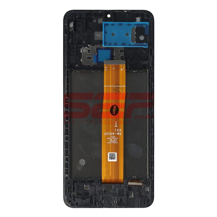 LCD+Touchscreen cu Rama Samsung Galaxy A02 / A022 BLACK COMPATIBIL