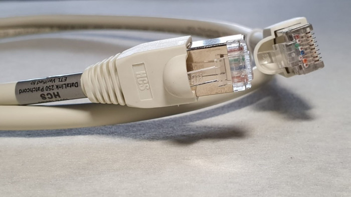 Cablu S/FTP CAT 6 gri 1m