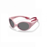 Polaroid Ochelari de Soare Polarizați pentru Copii cu Ramă Roz și Lentile Gri 47-XS