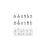 Set Profesional 24 Butoane Presiune (Pushere) &ndash; Oțel Inoxidabil, 12 Tipuri