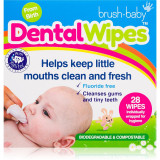 Brush Baby DentalWipes șervețele pentru dinti pentru copii 6 buc