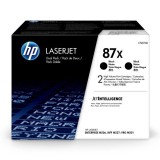 HP original toner CF287XD, HP 87X, black, 36000 (2x18000)str., dual pack, 2x2,7