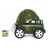 MASINA JEEP OFF ROADER CU CASCA MILITAR 32CM