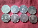 8 Monede 10 bani Romania : 2008 , 2010 ,2013 ,2020 , 2021, 2023 ,2025 , 2026 cal. buna 2008 si 2010 si aunc restul