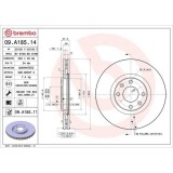Set disc frana Citroen C4 Coupe (La) 11.04-12.13, C4 I (Lc) 11.04-12.14, C4 I Box / Liftback (Lr) 02.05-12.10, C4 2 (Nc) 02.09-, C4 3 (Ba Bb Bc) 10.2