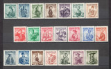 Timbre Austria 1958/59: Costume Populare, Guma Alba, MA.598, Nestampilate