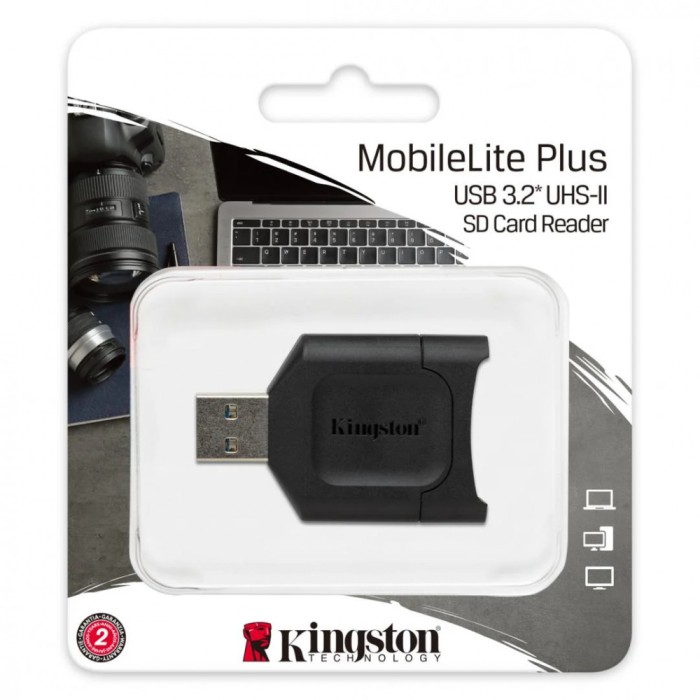 Card reader Kingston, USB 3.2 Gen1, Connector: USB-A, UHS-II Class,