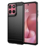 Husa Motorola Moto G57 Power Asteroid GSM Carbon Silicone, negru