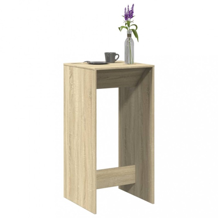 Gossi masa bar, stejar sonoma, 51x50x103,5 cm, lemn prelucrat