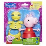 PEPPA PIG SET FIGURINA SI ACCESORII VESTIMENTARE PURCELUSA PEPPA PIG 15CM