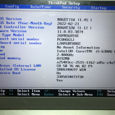PLACA DE BAZA LENOVO T460 PERFECT FUNCTIONALA Intel Core i5-6200U 2.30GHZ