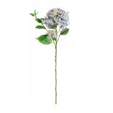 Cumpara ieftin Hortensie artificiala albastra verde 88 cm