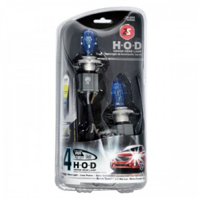 Bec Hod Xenon Light H4 P43T 12V 100/90W Set 2 Buc foto