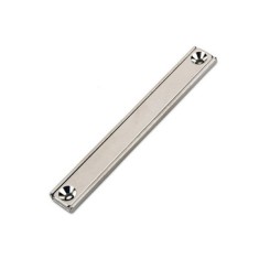 Magnet neodim bloc 100 x 13,5 x 5 mm, &icirc;n carcasă, cu 2 găuri D 3,3 și șanfren D 6,5