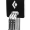 Set 3 Carabiniere Oval Keylock Gri