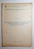 Broșură tehnică RPR 1957 &ndash; Tehnologia acoperirii pieselor electrice, ASIT