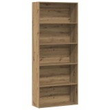 VidaXL Bibliotecă, stejar artizanal, 80x30x189 cm, lemn prelucrat 3314677